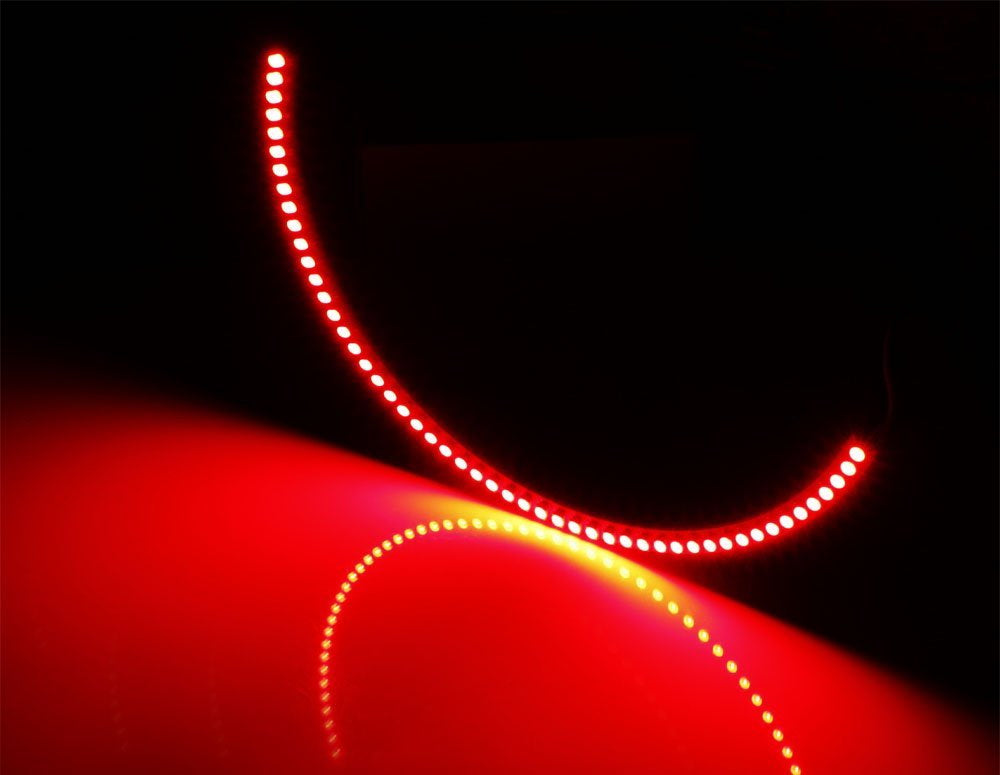 Bright Red LED Afterburner Effect Tail Lights Halo Rings for 2010-2013 Chevy Camaro - High Visibility Custom Car Lighting for Night Driving & Show Cars