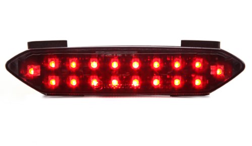 Smoked Sequential LED Tail Lights for 2002-2003 Yamaha YZF R1 - High Visibility Motorcycle Brake Lights for Night Riding & Safety Enhancement