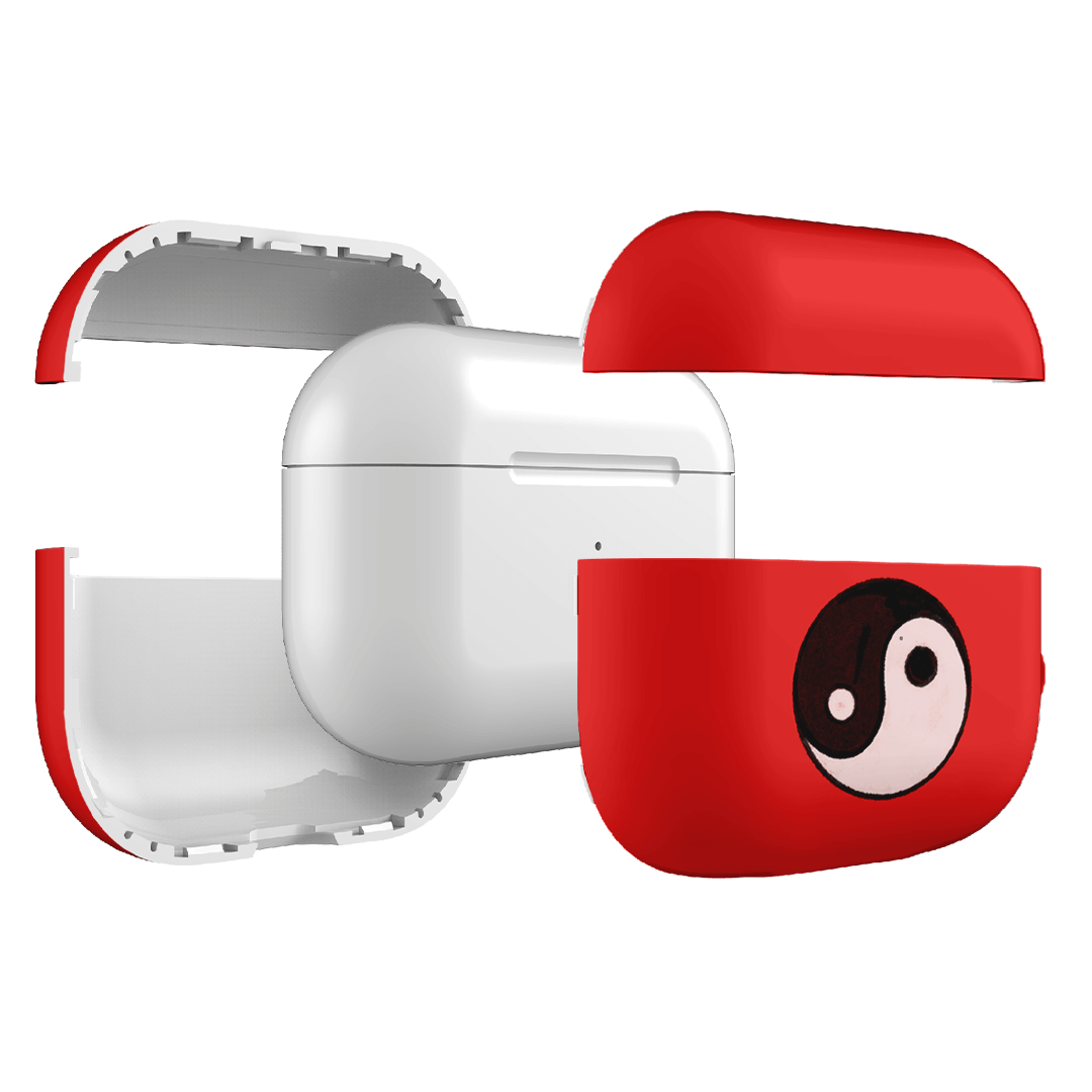 Big Harmony Red AirPods Pro Case - Premium Protective Cover for Apple AirPods Pro (2nd/1st Gen) - Shockproof & Scratch-Resistant - Perfect for Gym, Travel & Daily Use