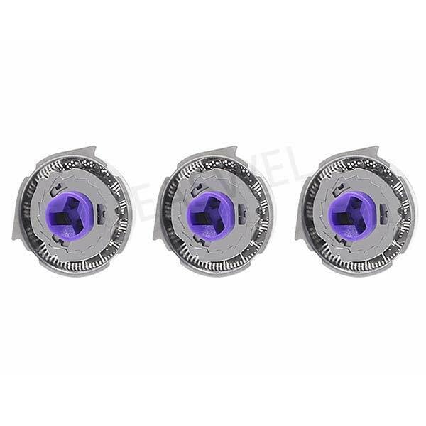 3Pcs Replacement Shaving Heads for Philips HQ7310/17, HQ7320/16, HQ7320/17 Razors - Compatible with Philips Norelco Electric Shavers - Perfect for Men's Daily Grooming & Travel Shaving Kit