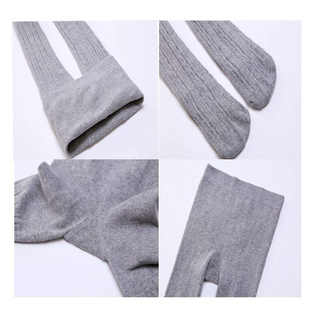 Baby Girls Cotton Tights - Seamless Knit Leggings for Infants & Toddlers | Soft Stretchy Stockings for Playtime, Daycare & Family Outings