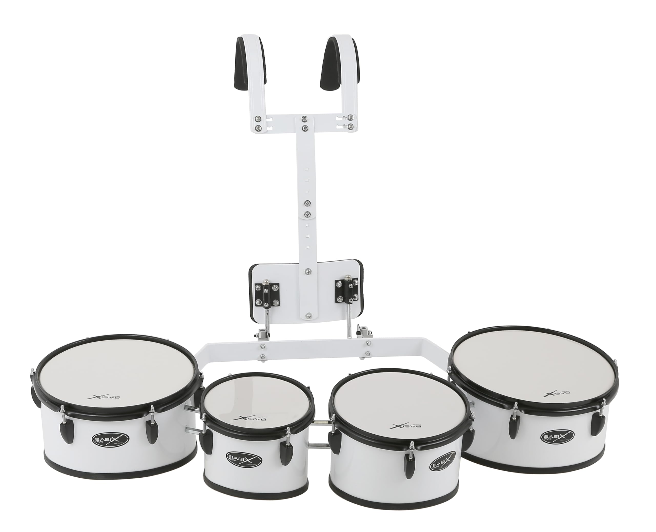 GEWApure 4-Piece Marching Quad Tom Drum Set - 8