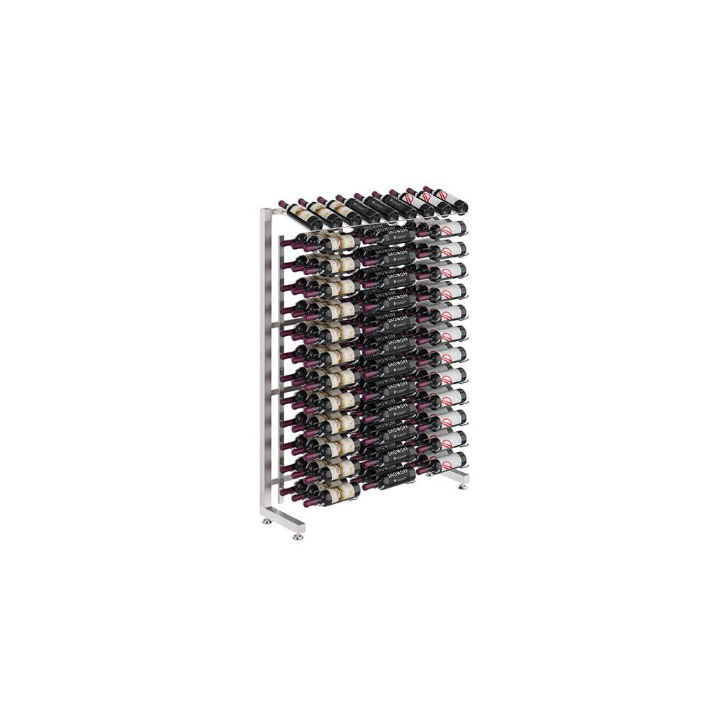 117 Bottle 4 Foot Half Island Wine Display Rack - Perfect for Wine Cellars, Bars, and Restaurants