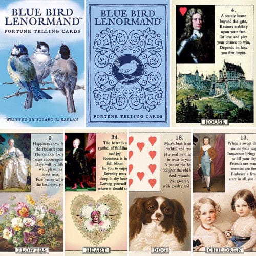 Bluebird Lenormand Fortune Telling Cards - Premium Divination Deck for Tarot Readers & Psychic Mediums | Perfect for Spiritual Guidance, Meditation & Personal Growth