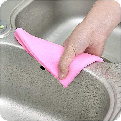 Shivansha Enterprise Reusable PVA Magic Towel - Super Absorbent Polyvinyl Alcohol Cleaning Cloth for Kitchen, Windows, Cars & Tables | Eco-Friendly Multipurpose Dish Towel for Home & Office Use
