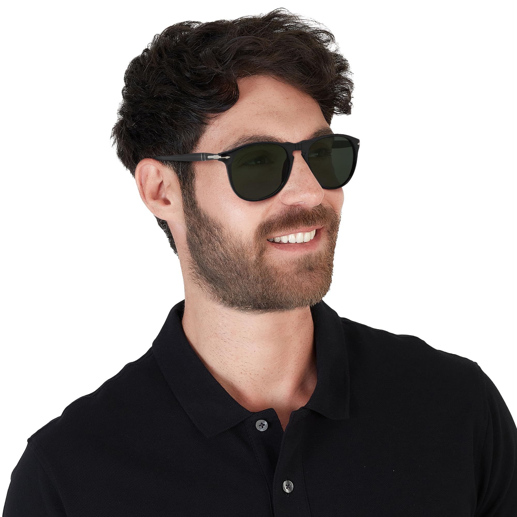 Persol PO9649S Aviator Sunglasses for Men & Women - Classic Polarized Pilot Shades for Driving, Travel & Outdoor Activities