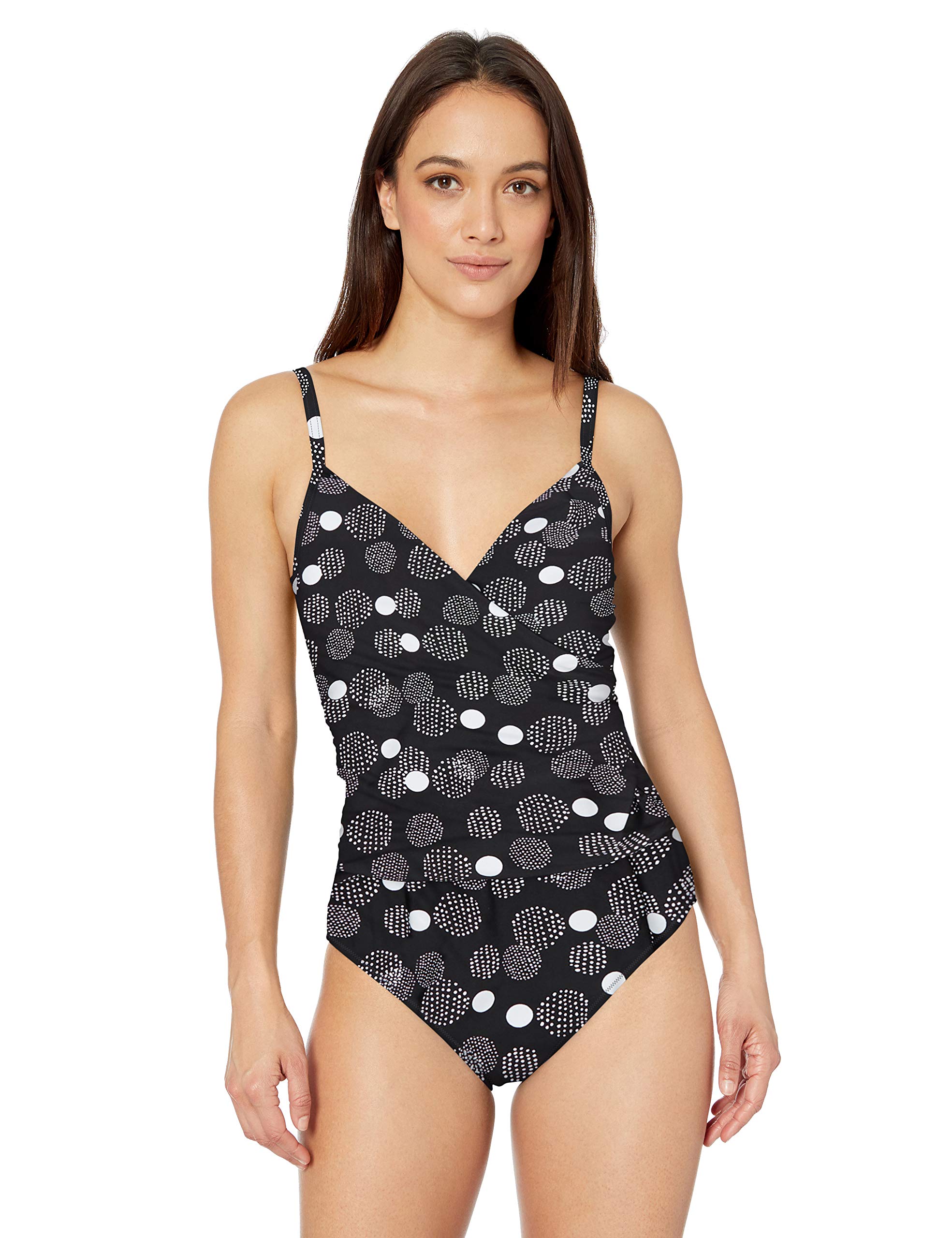 Gottex Women's Surplice One Piece Swimsuit - Sexy V-Neck Bathing Suit for Beach, Pool & Vacation | UPF 50+ Sun Protection