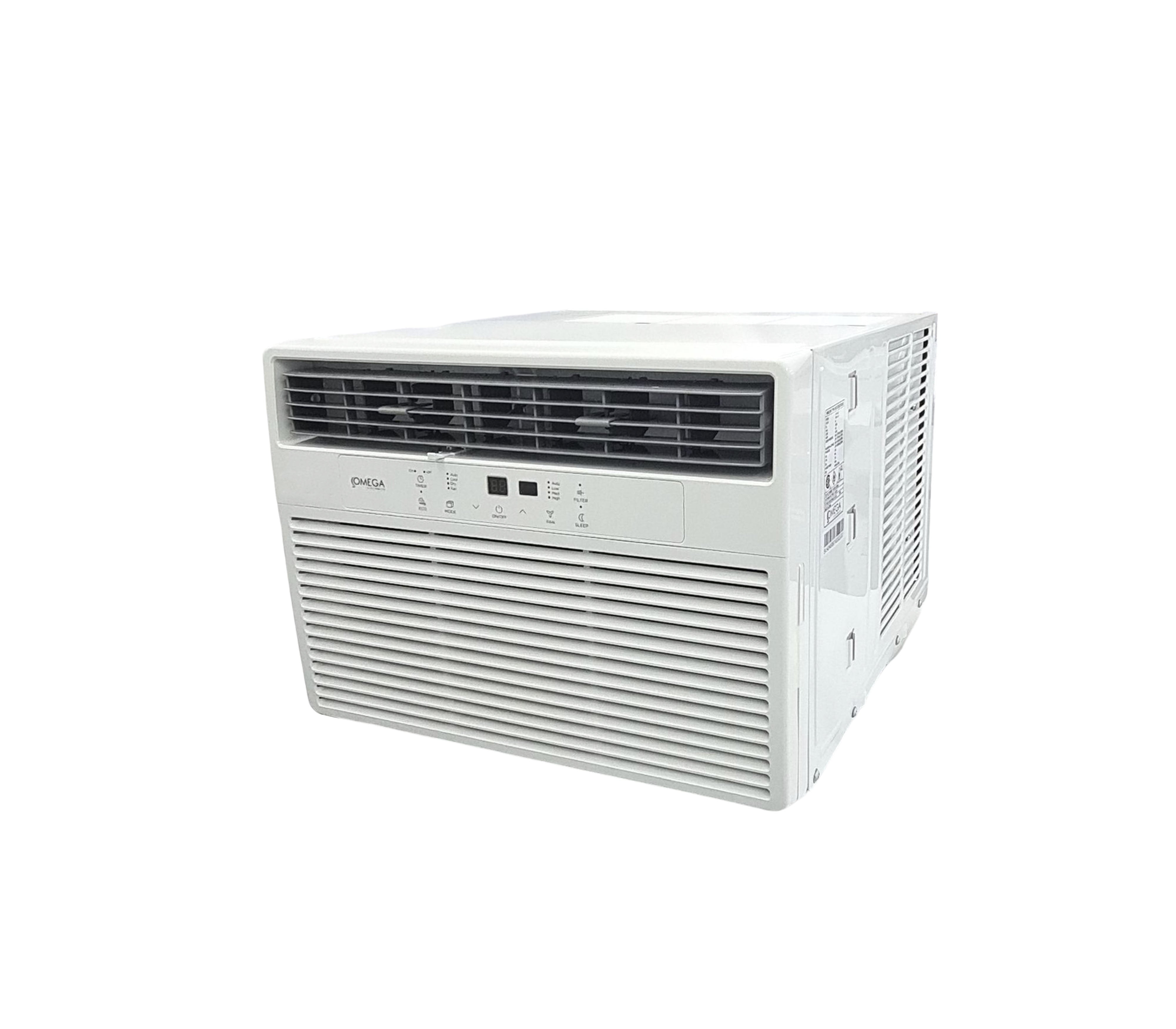 12000 BTU Window Air Conditioner with Remote Control - 110V Cooling Unit for Home & Office - Omega Electronics Brand - Perfect for Bedrooms, Living Rooms & Small Spaces