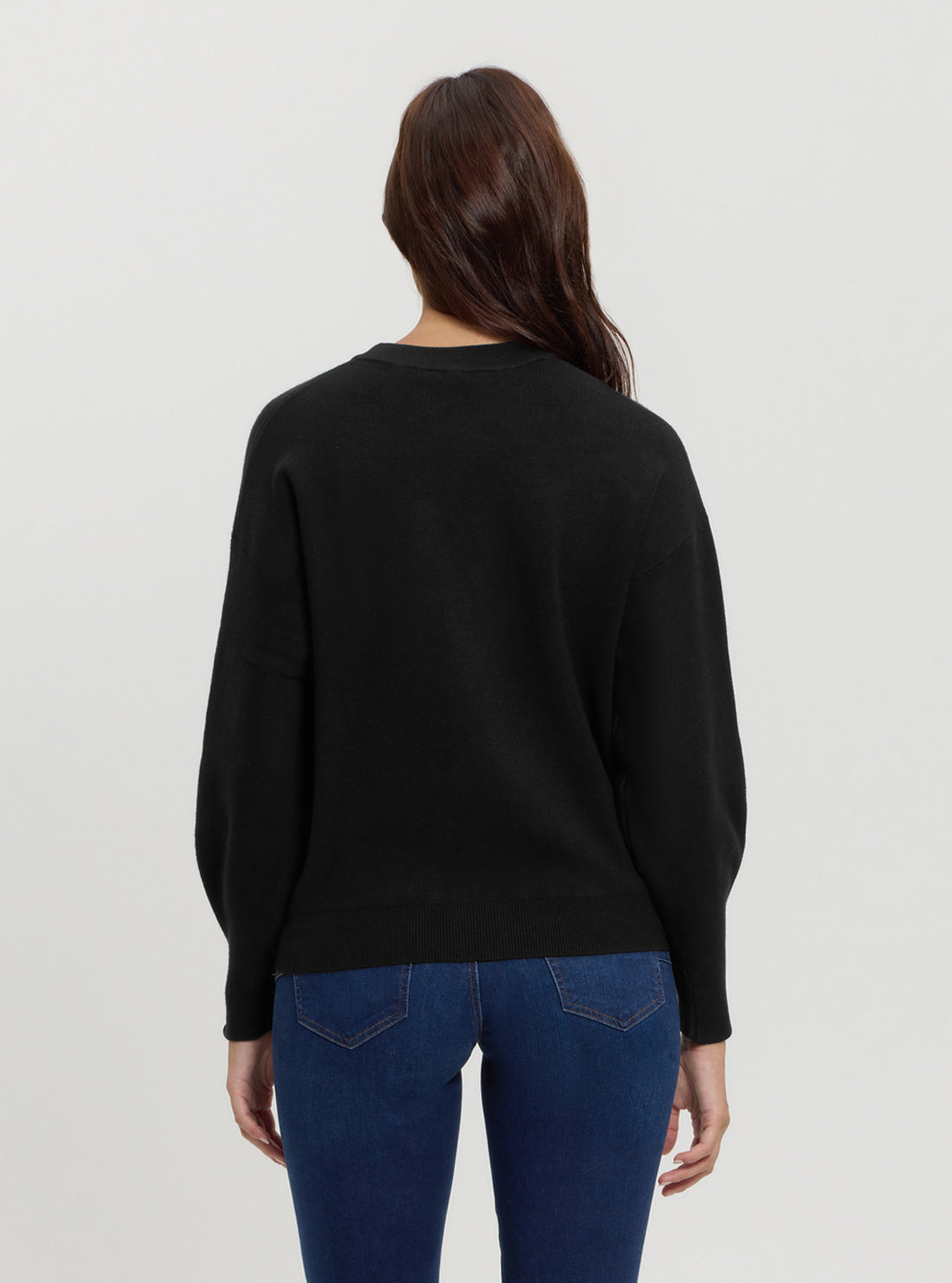 Black Kate Logo Jumper - Stylish Women's Sweater for Casual Wear & Winter Fashion | Perfect for Office, Date Night & Weekend Outfits