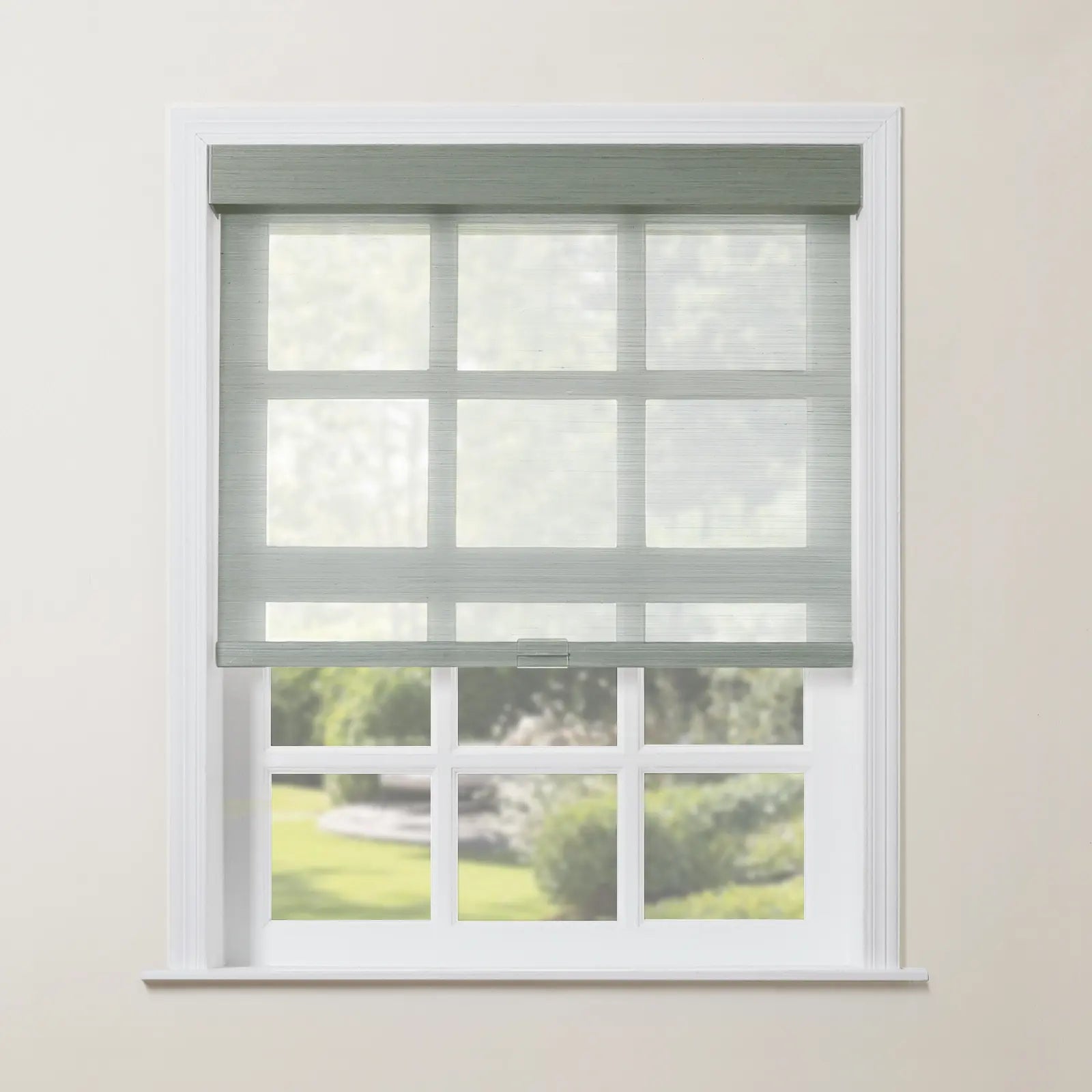 Rae Natural Jute Woven Wood Roller Shades Cordless - Eco-Friendly Window Coverings for Living Room, Bedroom & Home Decor