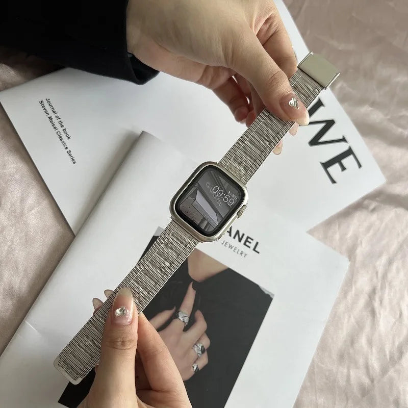 Modern Milanese Bracelet for Women - Stainless Steel Adjustable Mesh Band - Elegant & Comfortable Jewelry for Everyday Wear, Office & Special Occasions