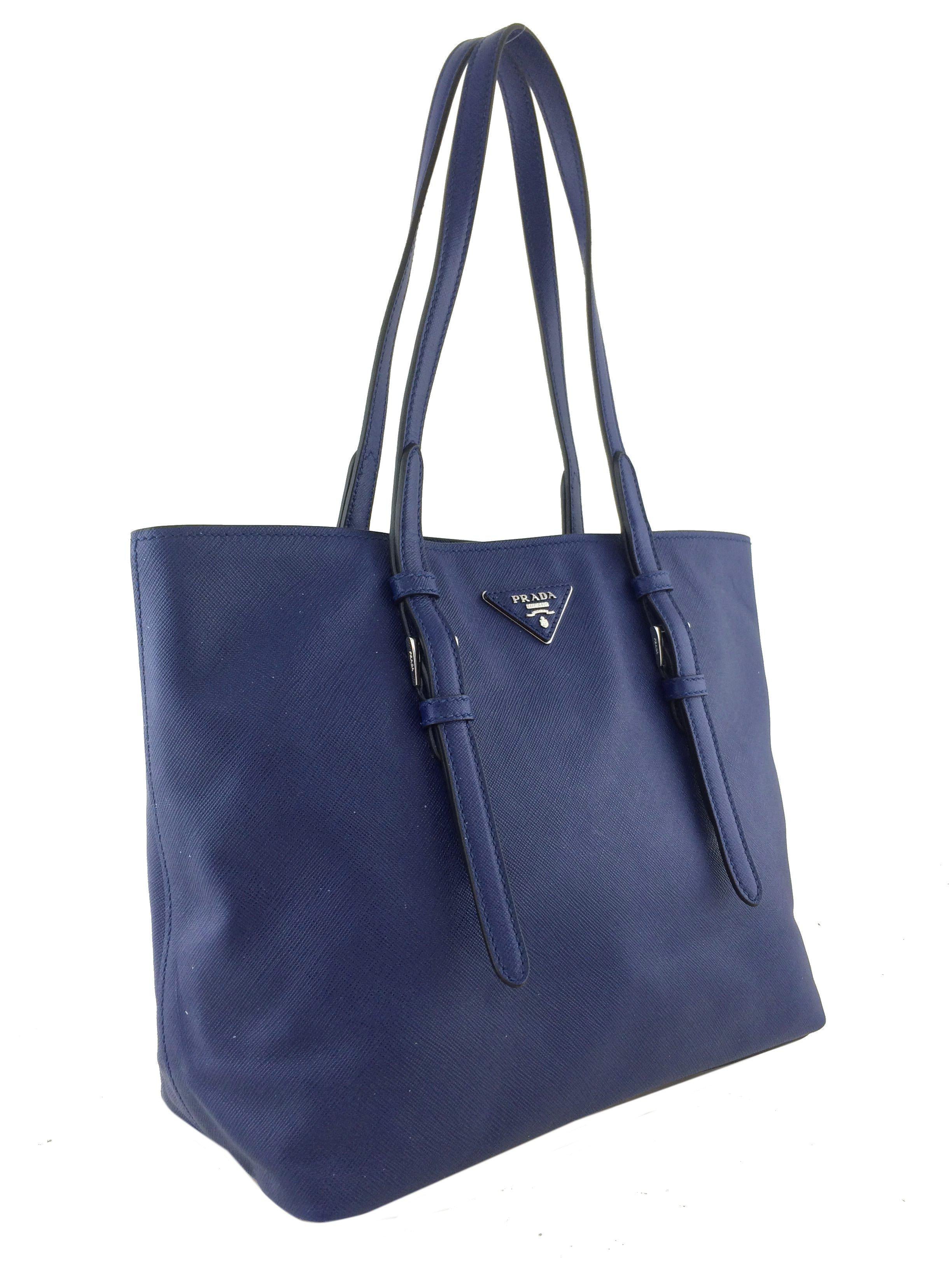 Prada City Calf Leather Sport Tote Bag for Women - Luxury Designer Handbag for Work, Travel & Everyday Use