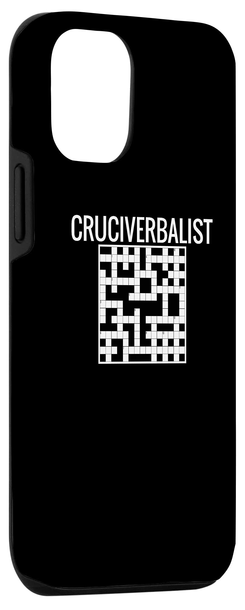iPhone 12/12 Pro Puzzle Solver Case - Crossword Clue & Enigmatologist Protection Cover for Smartphone | Perfect for Puzzle Lovers, Word Games & Brain Teasers