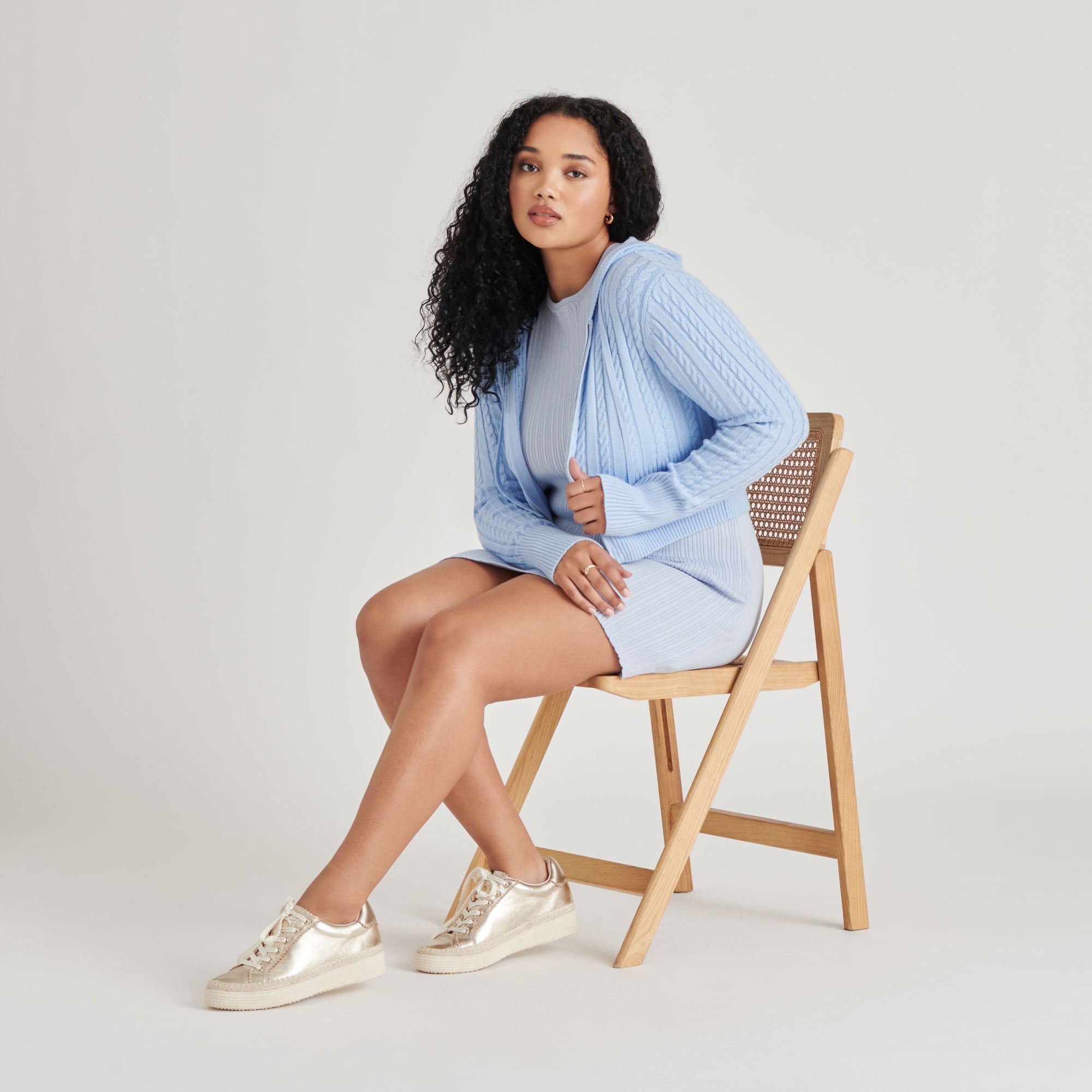 LENNIX Light Gold Metallic Leather Sneakers - Stylish & Comfortable Women's Shoes for Casual Wear, Running & Gym Workouts