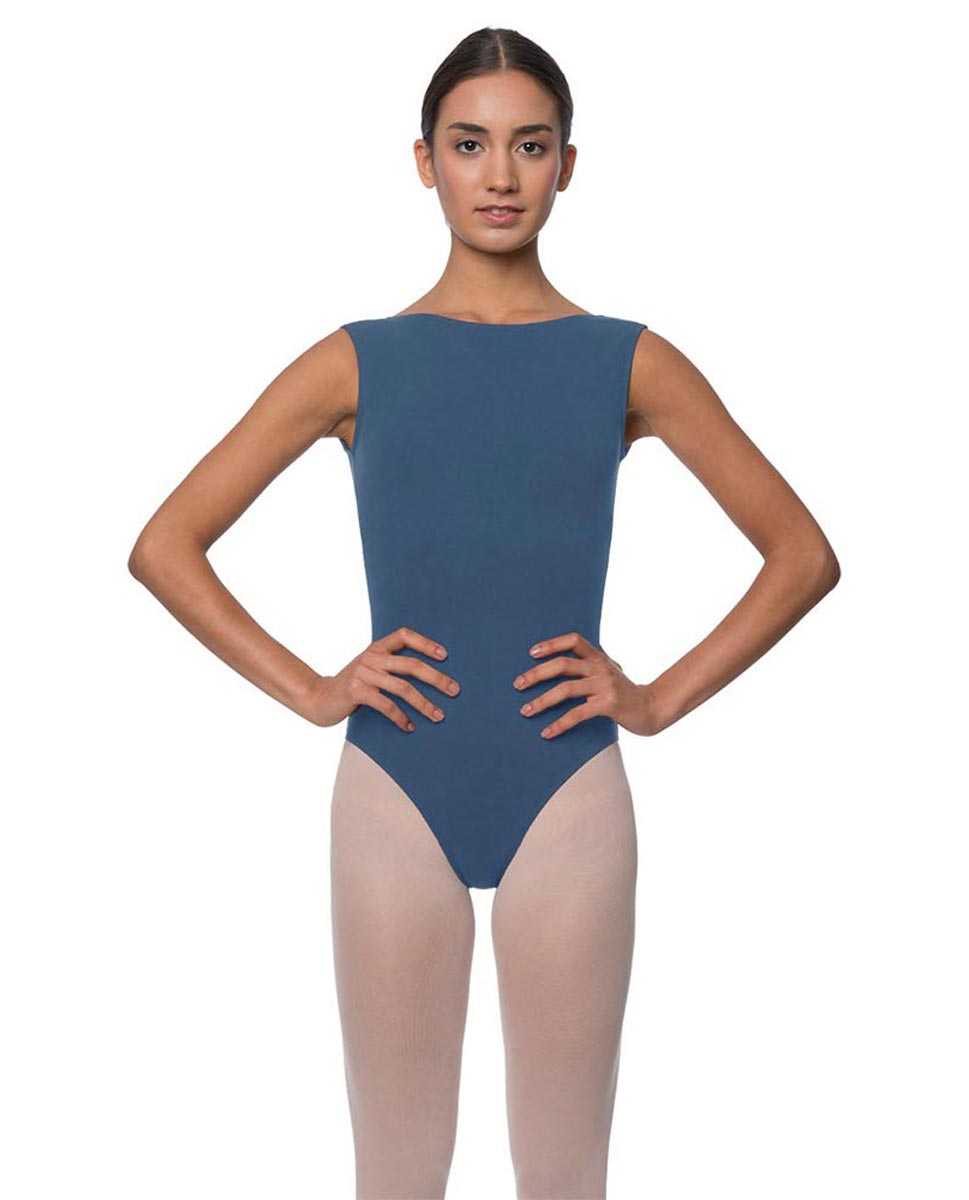 LUB213 Sabina High Neck Cotton Leotard for Ballet, Dance & Gymnastics - Comfortable Stretch Fabric for Women & Girls