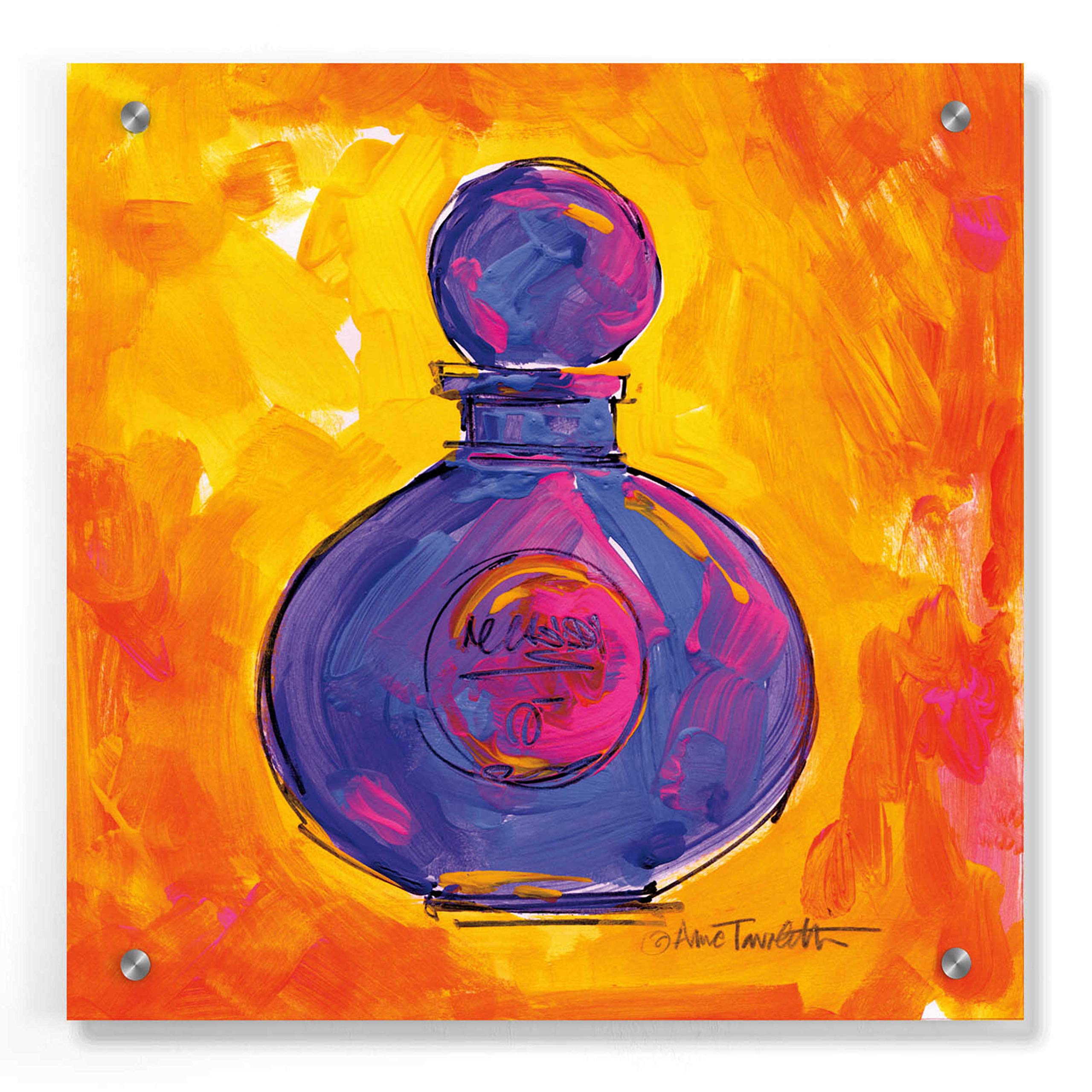 Epic Art 'Perfume IV' by Ann Tavoletti - 36x36 Inch Modern Acrylic Glass Wall Painting - Perfect for Living Room, Bedroom & Office Decor