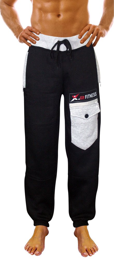 X-2 Men's Active Fleece Joggers - Comfortable Sweatpants for Gym, Running & Workout - Athletic Tracksuit Pants with Stretch Fit - Perfect for Training, Lounge & Outdoor Activities