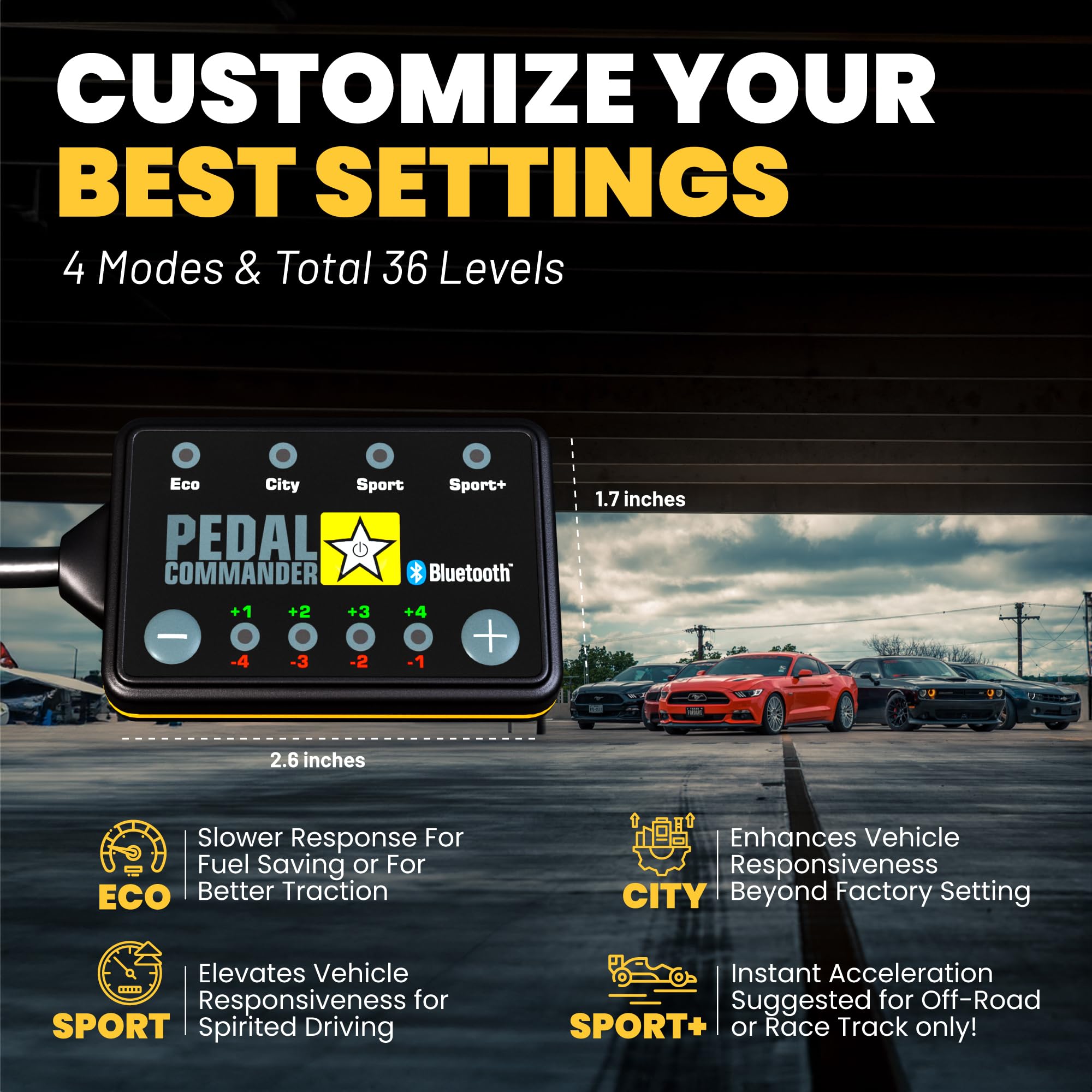 Pedal Commander Throttle Response Controller for Audi RS3 2012-2023 | Compatible with 2.5T, Quattro & 2.5L Engines | Performance Booster for Faster Acceleration & Smoother Driving | Perfect for Racing, Daily Commute & Road Trips