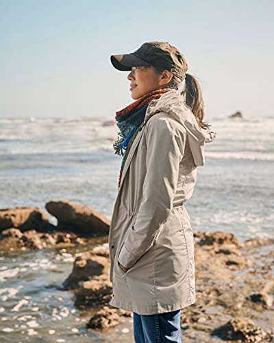 Orvis Women's Lightweight Hooded Packable Water-Resistant Windbreaker Jacket with Pockets - Perfect for Travel, Hiking & Outdoor Adventures