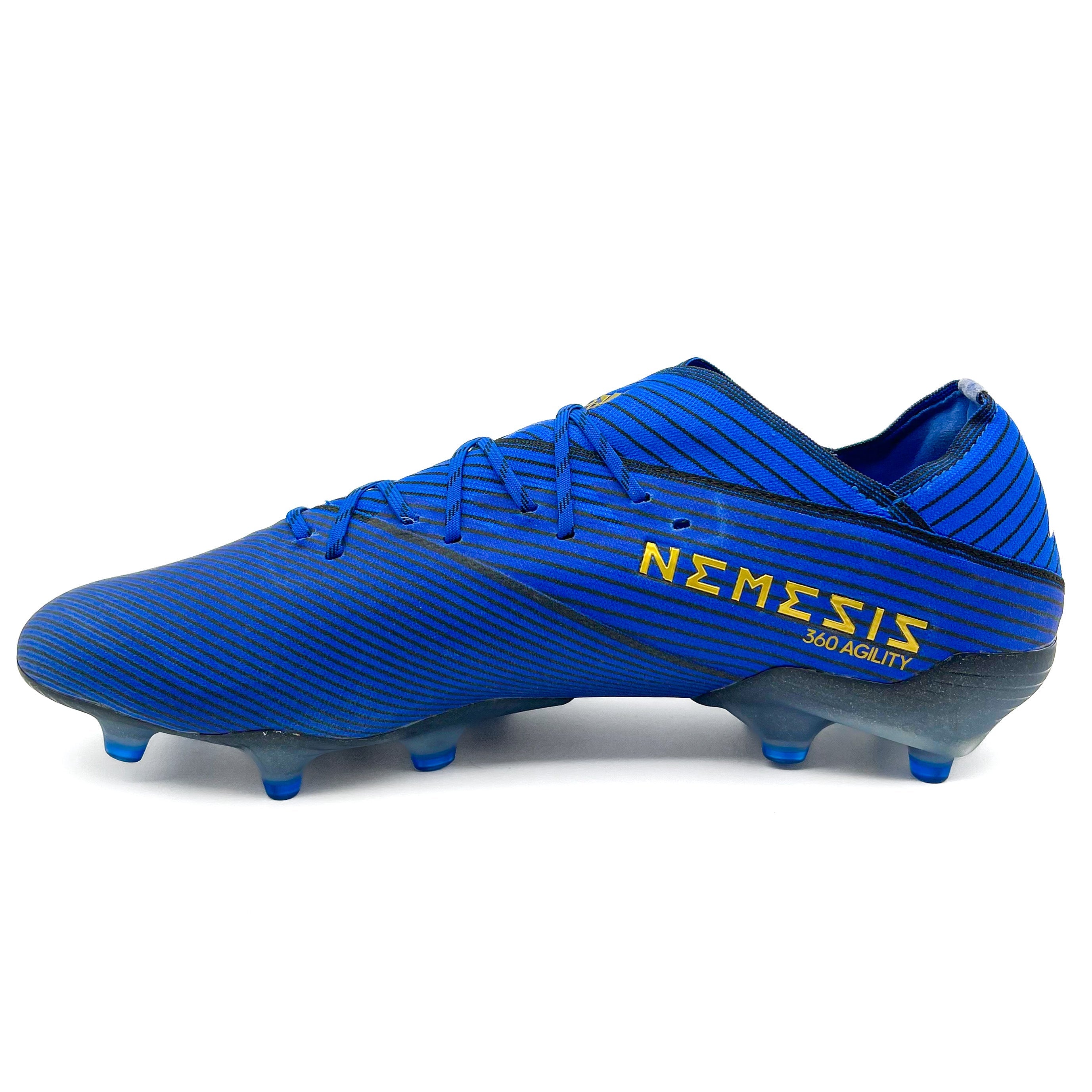 Adidas Nemeziz 19.1 FG Soccer Cleats - Football Blue | Lightweight & Agile for Competitive Matches | Perfect for Turf & Firm Ground Play