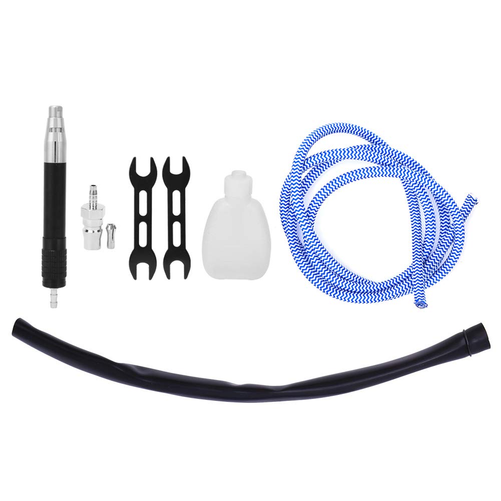 Air Micro Die Grinder with Silencer - Pneumatic Straight Handle Grinding Pen for Industrial Use | Quiet Operation, Eco-Friendly Design | Perfect for Metal Polishing, Engraving & Precision Grinding