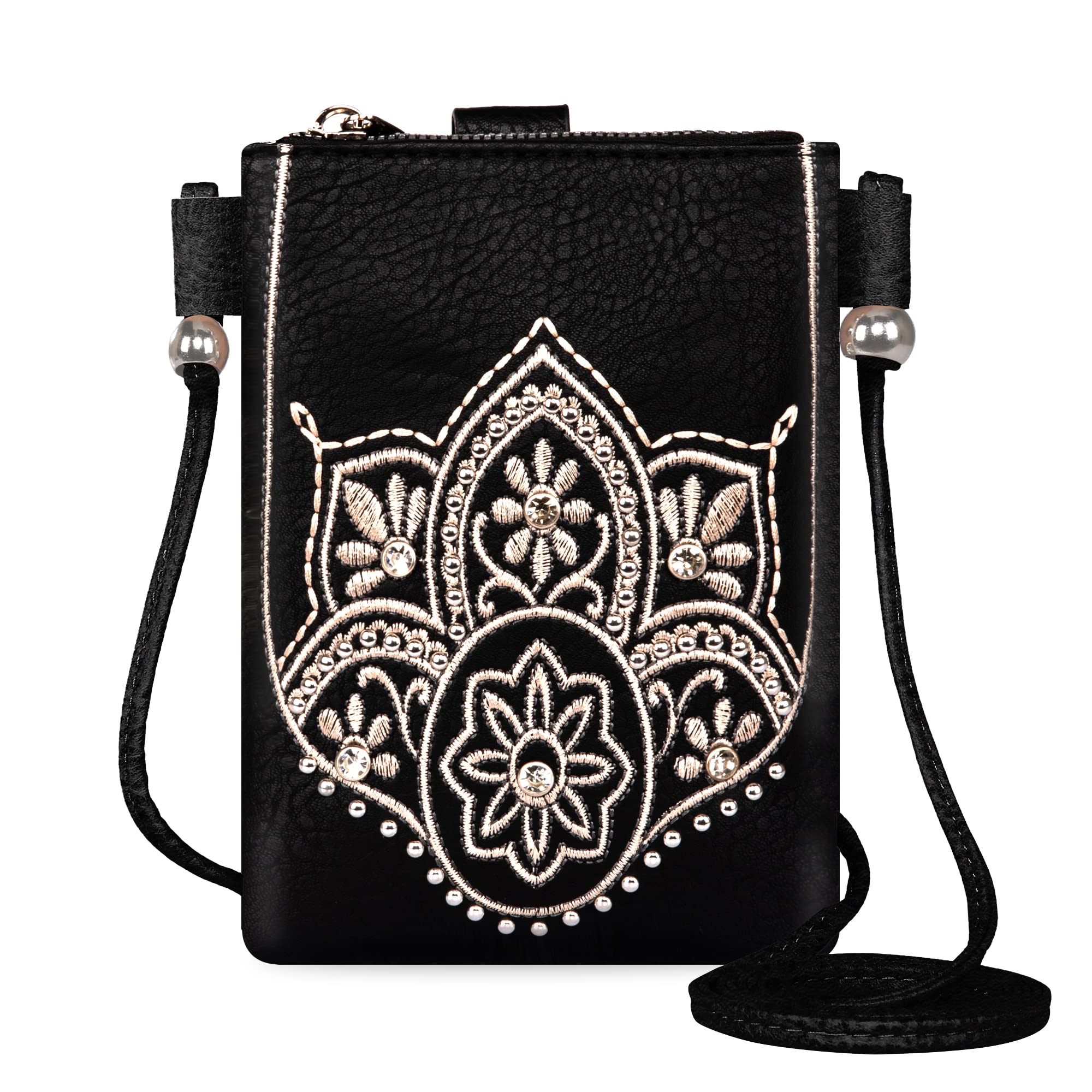 Montana West Small Crossbody Bags for Women - Western Style Leather Phone Purse with Adjustable Strap - Perfect for Travel, Shopping & Daily Use