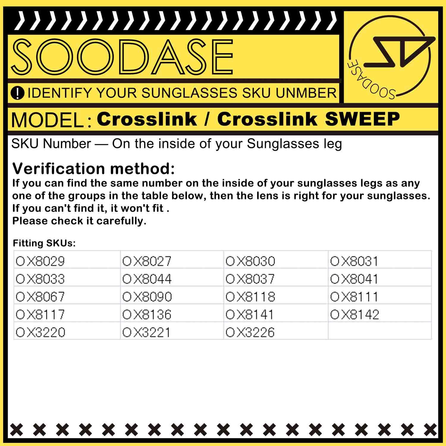 Oakley Crosslink Replacement White Frame Legs - Durable & Stylish Temple Arms for Eyeglass Repair - Perfect for Sports, Outdoor Activities & Everyday Wear
