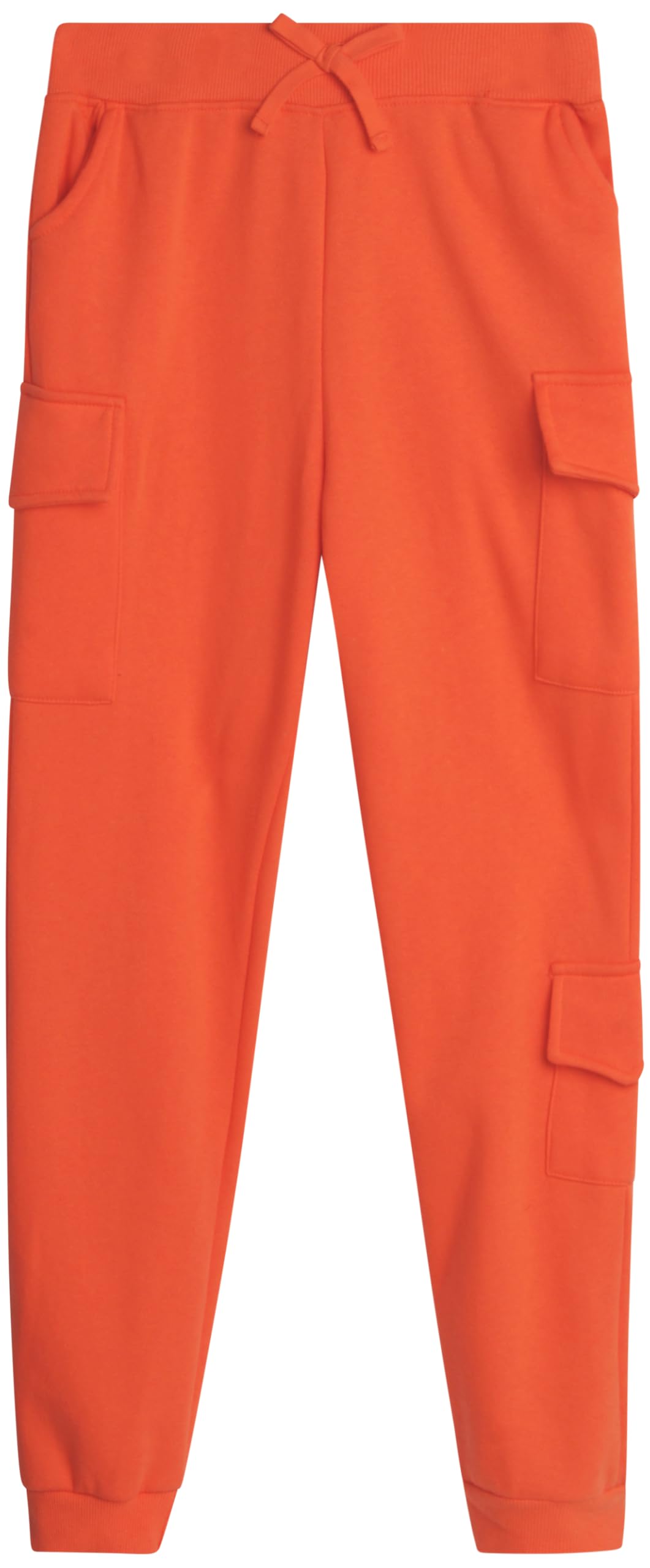 Dreamstar Girls' Fleece Jogger Pants - Soft Oversized Cargo Sweatpants for Teen Girls - Baggy Loose Fit Fashion Joggers (Size 7-16) - Perfect for School, Lounge & Streetwear Style