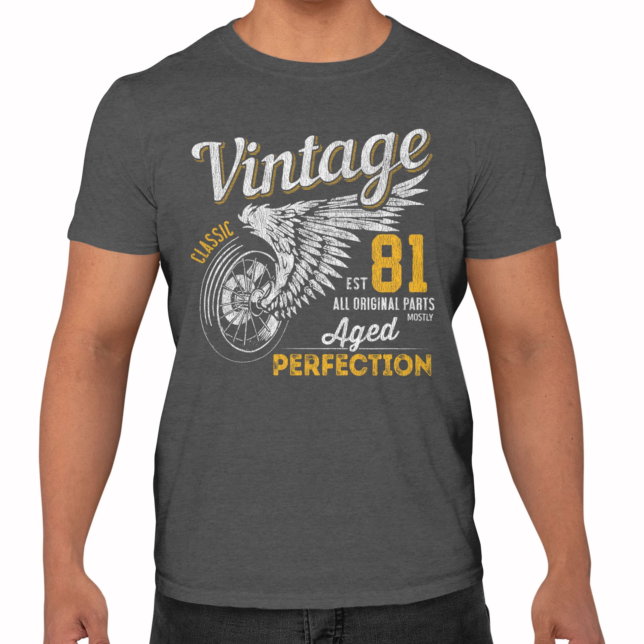 1980 Vintage Birthday Tshirt for Men - 40th Birthday Gift Idea - Perfect for Parties & Celebrations
