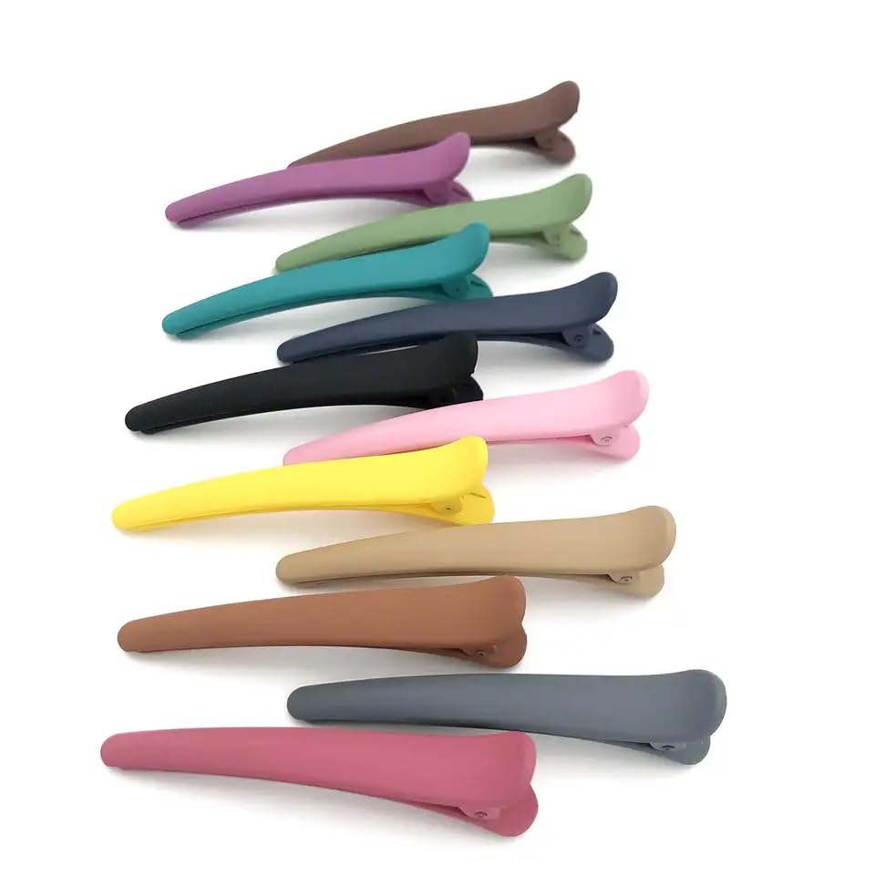 Matte Geometric Hair Clips for Women - No Trace Hollow Design Fashion Hair Accessories (6-Pack, Multicolor) | Perfect for Everyday Styling, Parties & Special Occasions