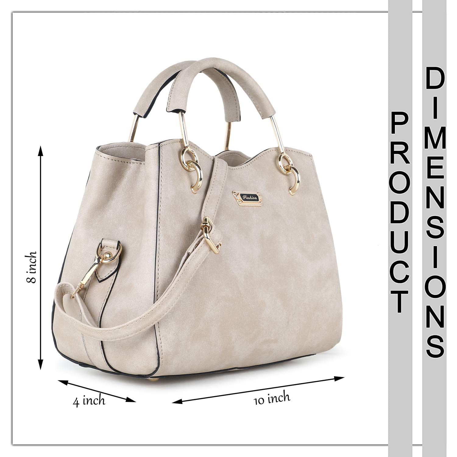 Stylish PU Leather Women's Satchel Handbag - Fashionable Shoulder Purse for Ladies & Girls | Perfect for Work, Travel & Everyday Use
