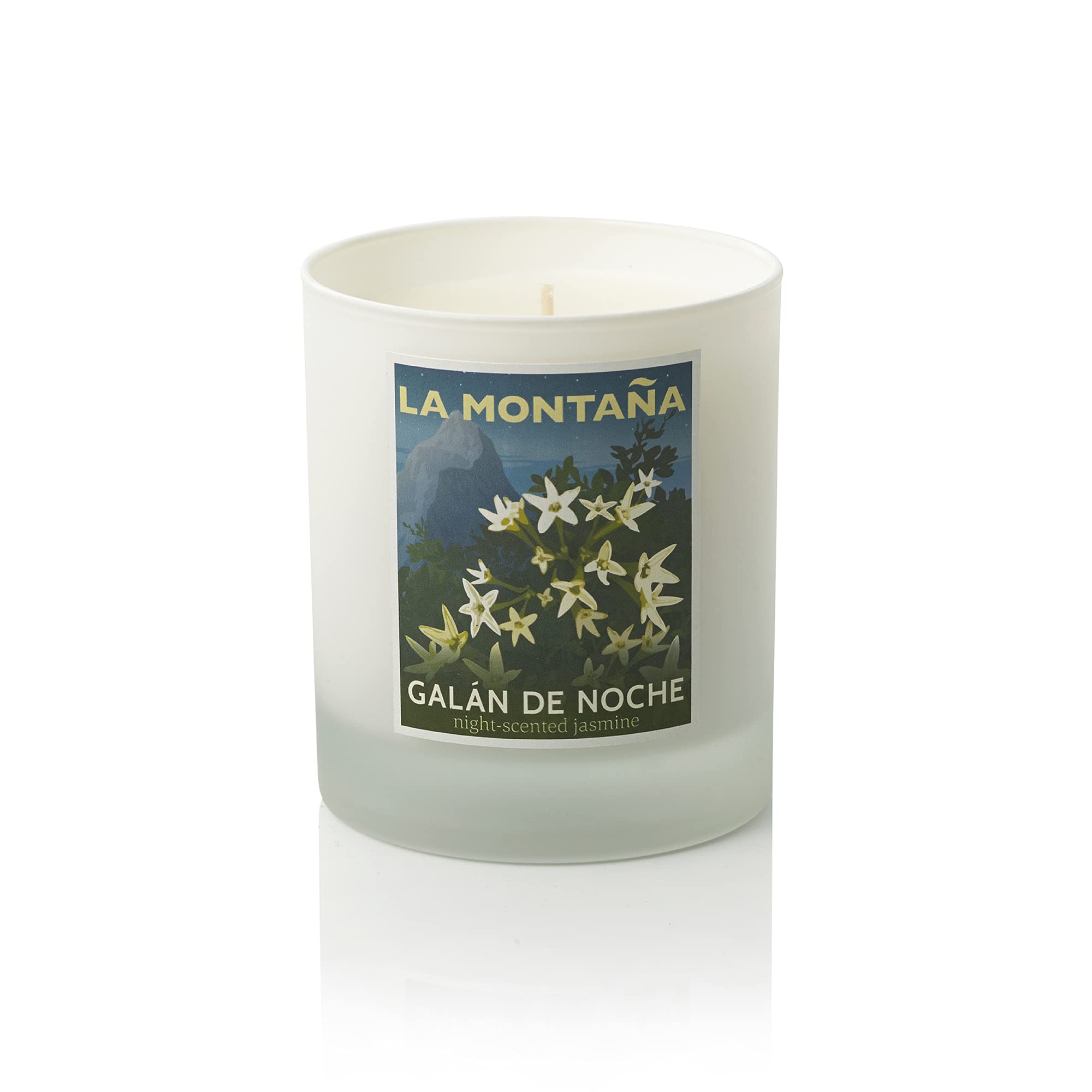 La Montaña Galán de Noche Scented Candle - Luxury Spanish-Inspired Home Fragrance with Natural Wax (Jasmine, Rose, Orange Blossom & Ylang Ylang) - Perfect for Relaxation, Romantic Dinners & Spa Nights