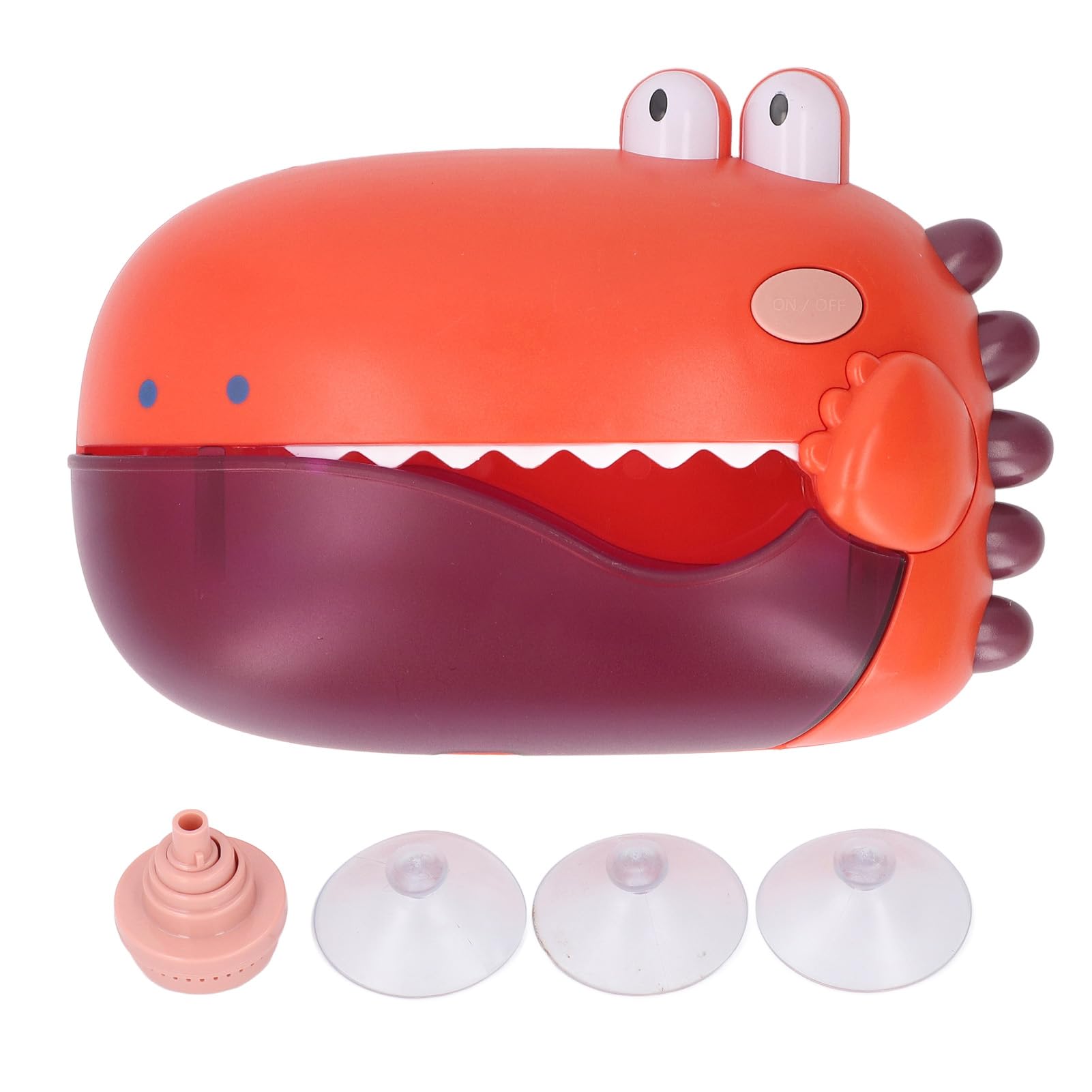 **Best Baby Bath Toys - Automatic Bubble Machine Blower with Music for Toddlers, Fun Bathtub & Shower Toys for Boys & Girls (Red) - Perfect for Bath Time Play & Sensory Development**