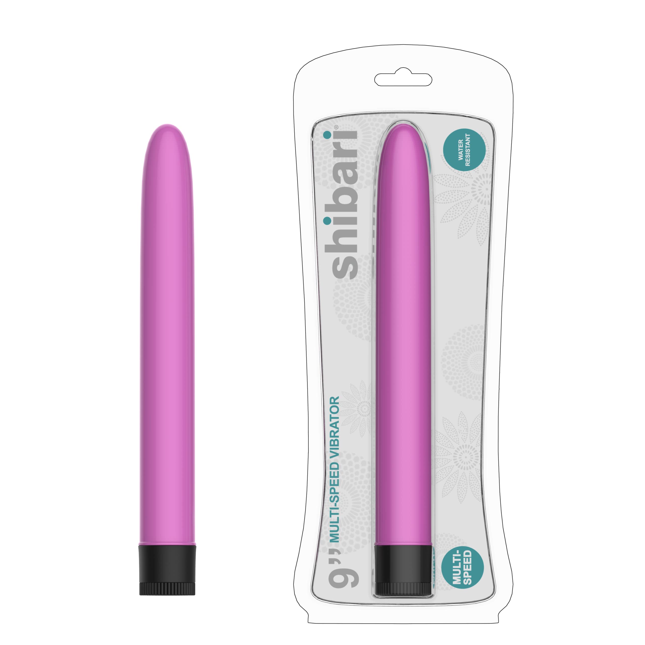 Shibari Classic Bullet Vibrator - 9 Inch Waterproof Wireless Adult Toy for Women & Couples, Smooth ABS Plastic Clitoral & G-Spot Stimulator - Quiet Rechargeable Massager for Sensual Play, Travel & Intimate Moments (Pink)