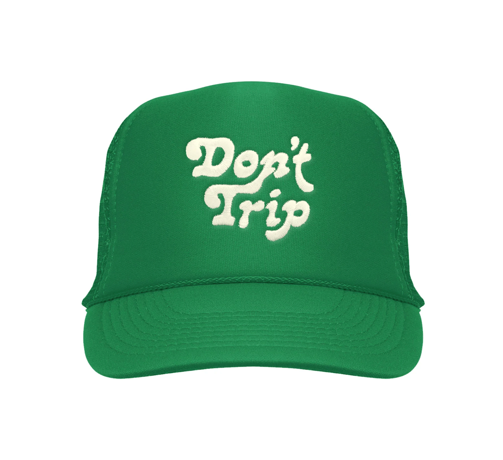 Don't Trip Kids Embroidered Trucker Hat - Adjustable Snapback Baseball Cap for Boys & Girls - Perfect for Outdoor Play, Sports, and Casual Wear