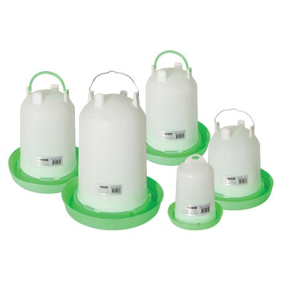 Avi One Poultry Gravity Drinker 6L - Automatic Chicken Waterer for Coops - Ideal for Backyard Chickens, Ducks & Small Livestock
