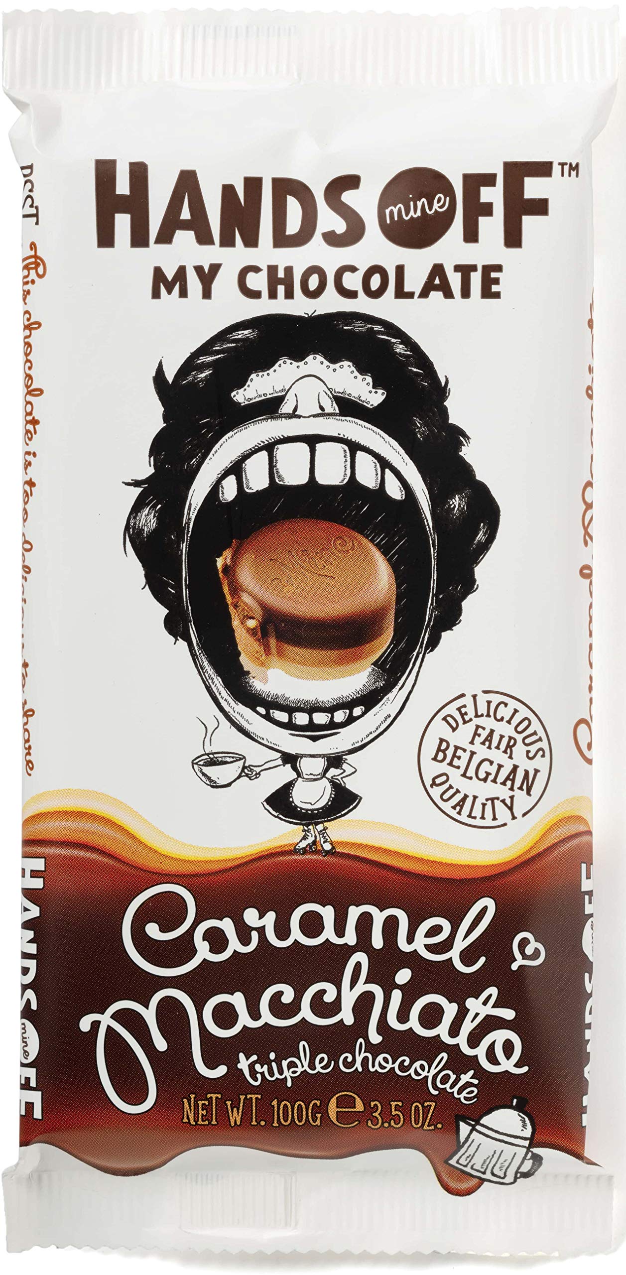 Triple Chocolate Bar - Caramel Macchiato Flavor for Snacking & Gifting