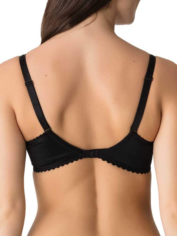 PrimaDonna Divine Seamless Lace Bra 36C Noir - Comfortable Full Coverage Underwire Bra for Women - Perfect for Everyday Wear, Work & Special Occasions