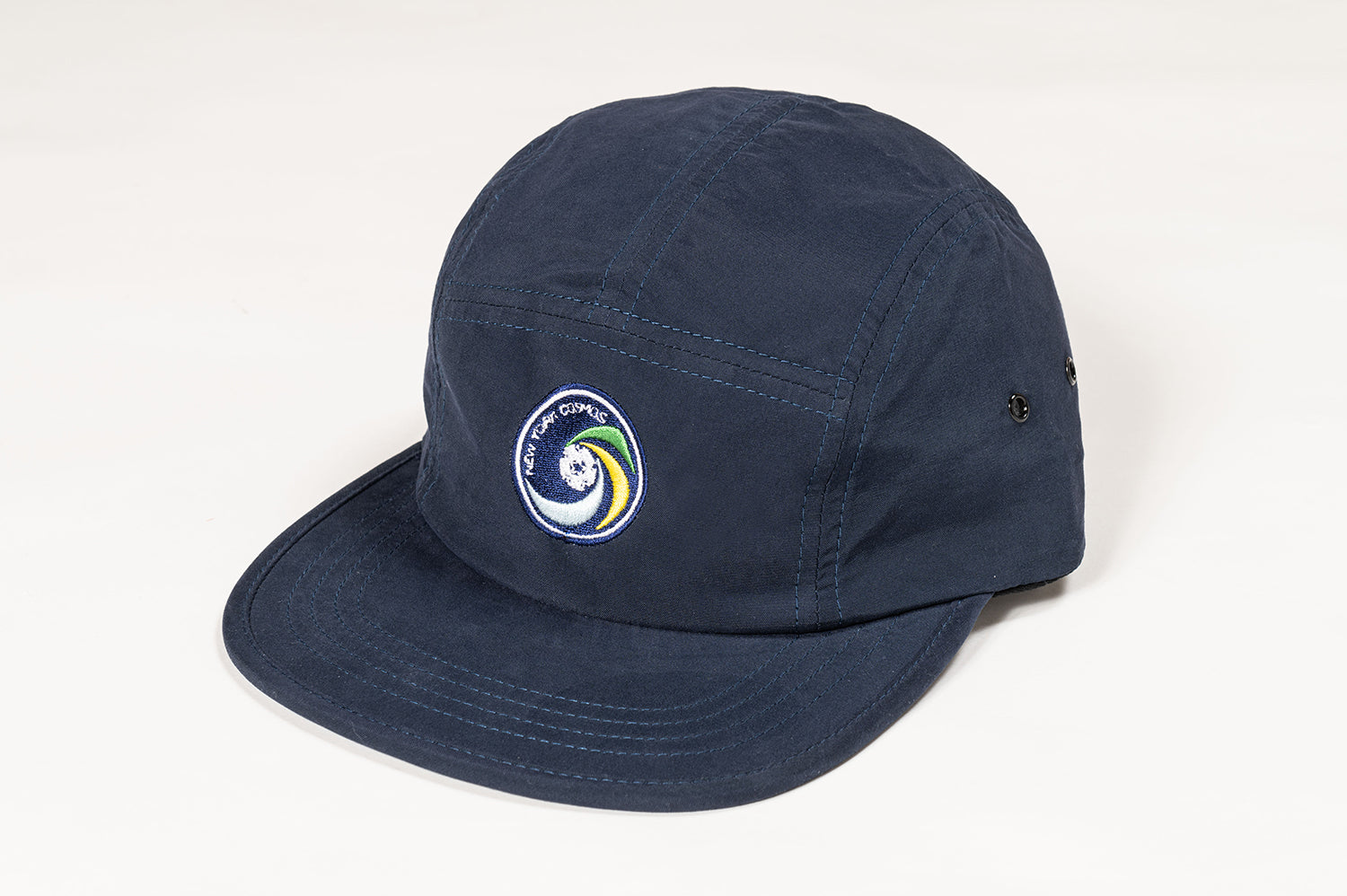 VSS Studio x New York Cosmos Embroidered Logo Baseball Cap - Navy Blue Adjustable Dad Hat for Men & Women - Perfect for Sports Fans, Streetwear Fashion & Outdoor Activities