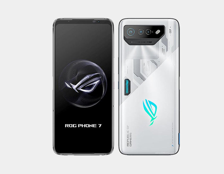 ASUS ROG Phone 7 Ultimate 5G Gaming Smartphone - 512GB ROM 16GB RAM - Dual SIM GSM Unlocked (White) - High Performance Mobile for Streaming, Esports & VR Gaming