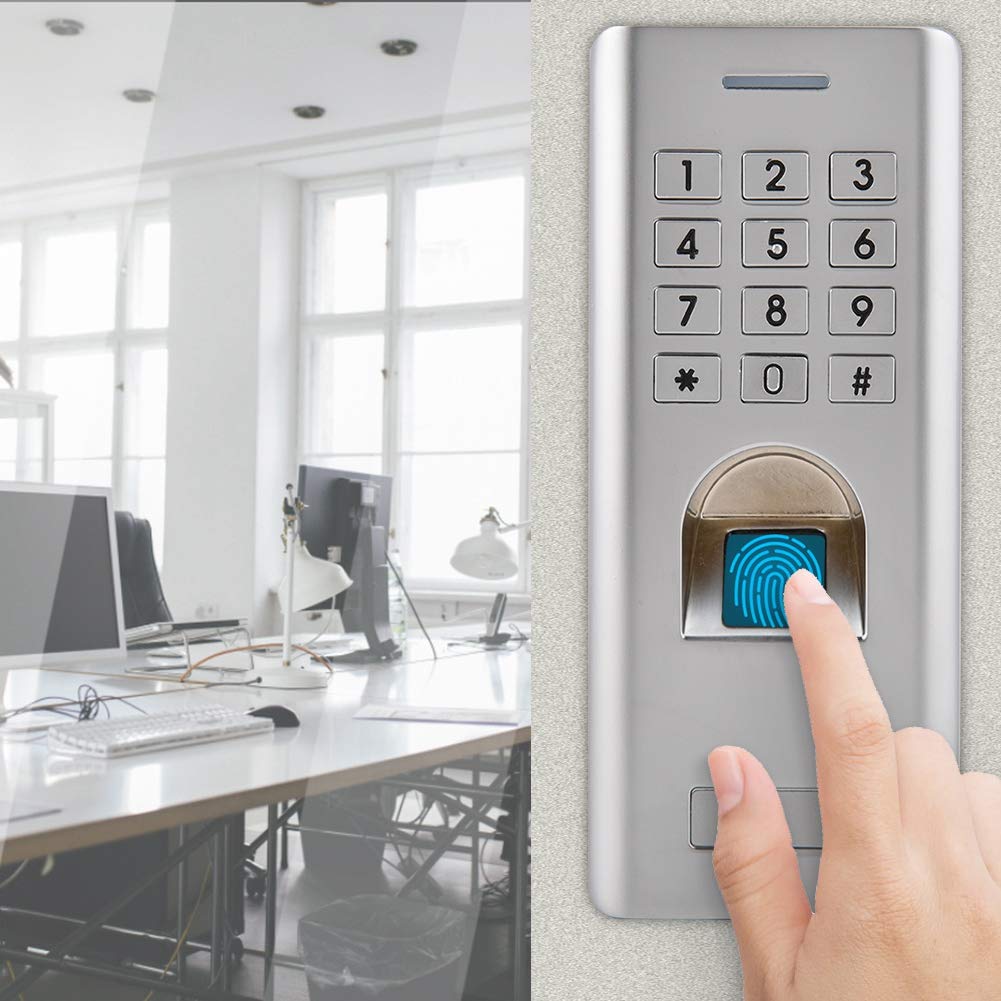 Biometric Fingerprint Door Lock - Smart Electronic Metal Keyless Entry System for Home & Office | Secure Access Control with Fingerprint Unlock Technology | Ideal for Apartments, Offices & Commercial Spaces