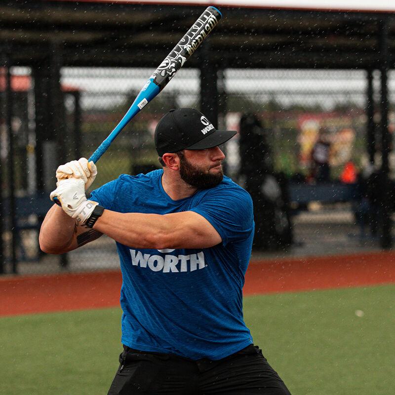 2025 Worth Bedlam Phil Matte XL 1-Piece USSSA Slowpitch Softball Bat - WSU5PMB1L | High Performance for Competitive Play & Training | Perfect for USSSA Tournaments & League Games