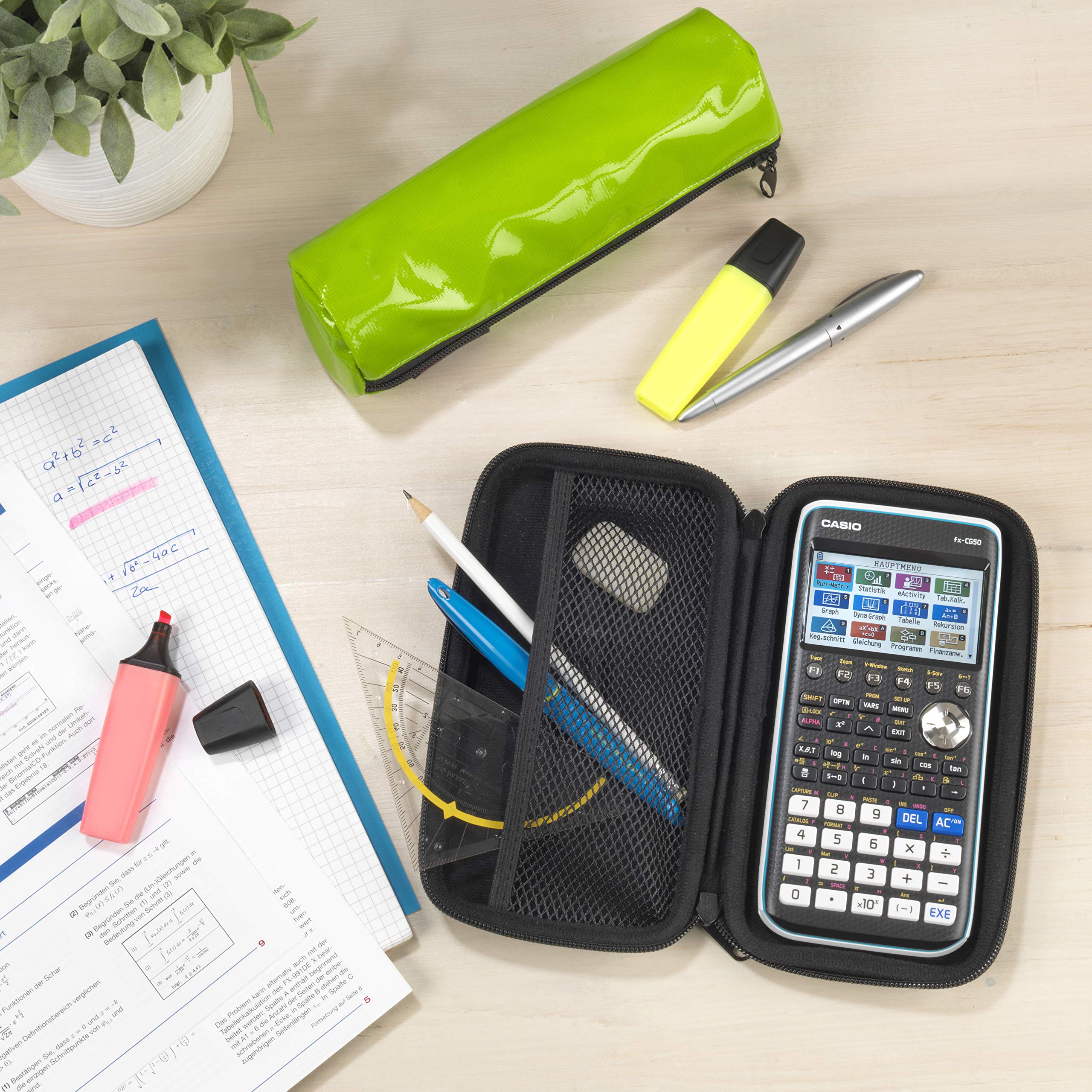 Casio Graph Protective Hard Case for Graphic Calculators - Durable Cover for FX-9750GII, FX-9860GII - Perfect for School, College & Engineering Students
