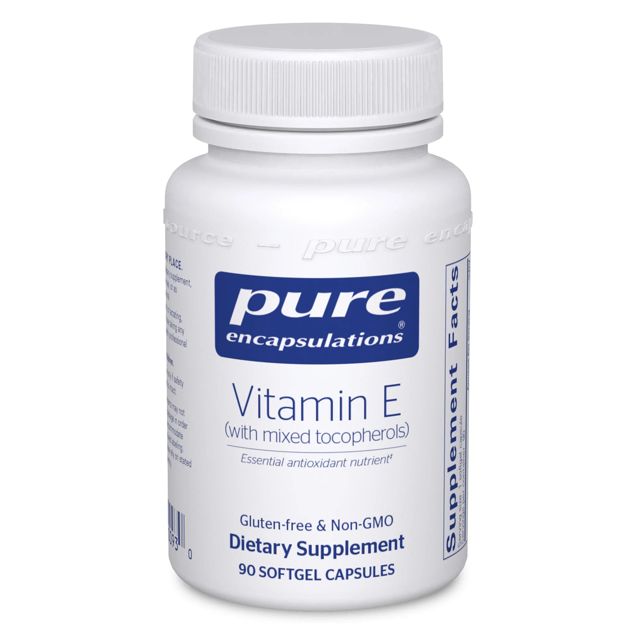 Vitamin E with Mixed Tocopherols - Natural Antioxidant Supplement for Skin, Hair & Immune Support - Daily Wellness & Beauty Care