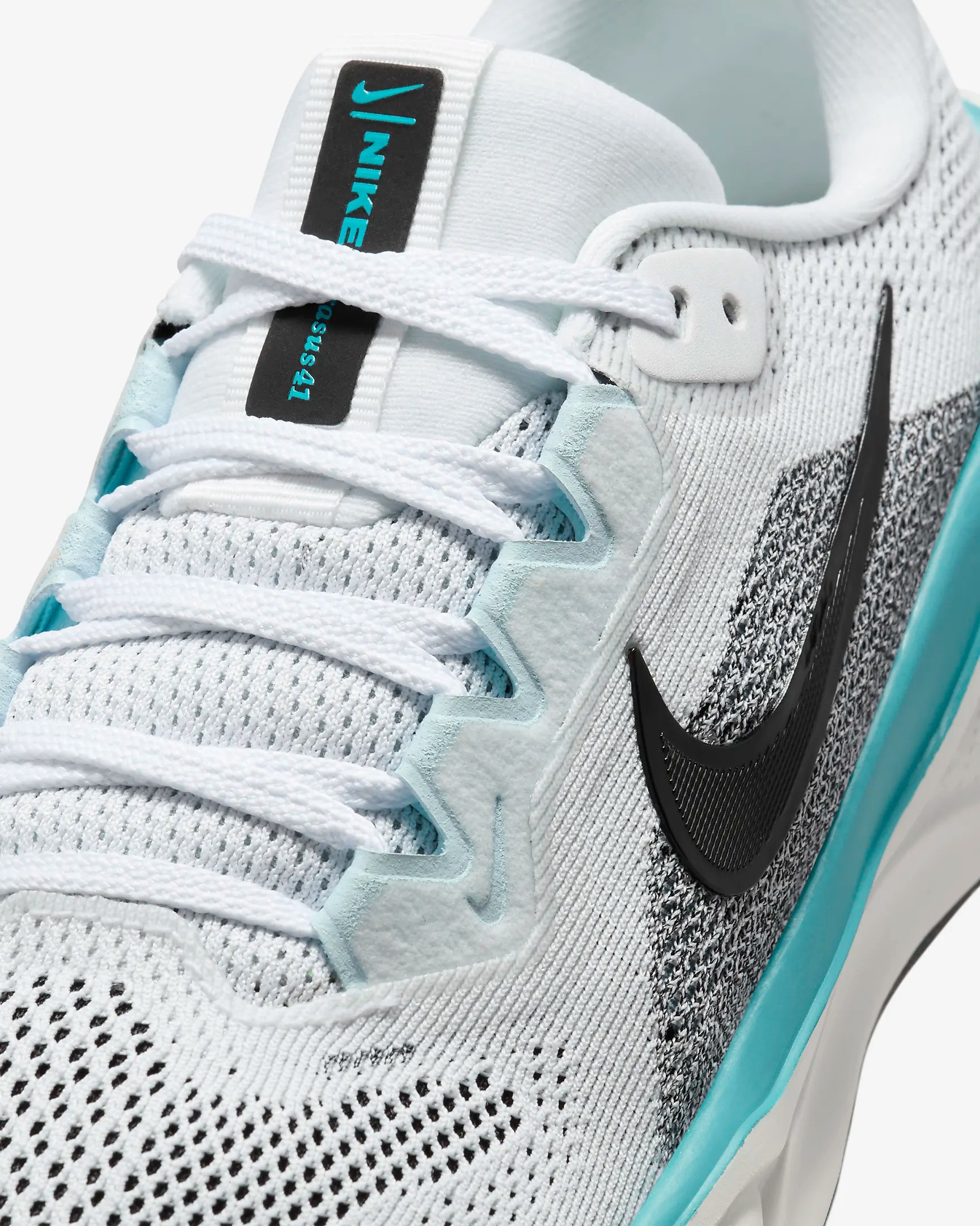 Nike Kids Air Zoom Pegasus 41 Running Shoes - White/Black/Dusty Cactus/Glacier Blue - Lightweight & Breathable for Boys & Girls - Perfect for School, Sports & Daily Activities