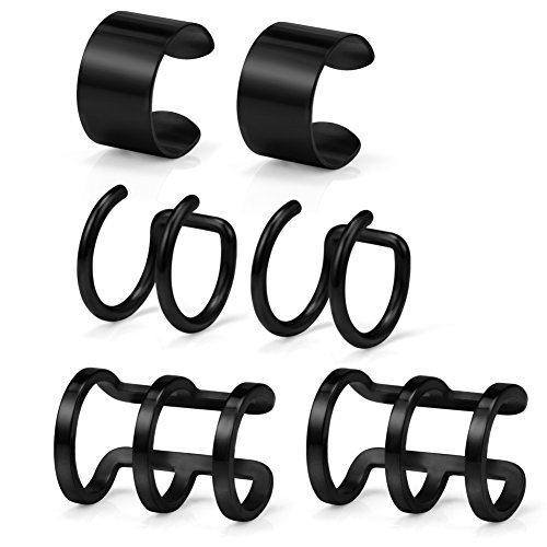 6PCS - Black