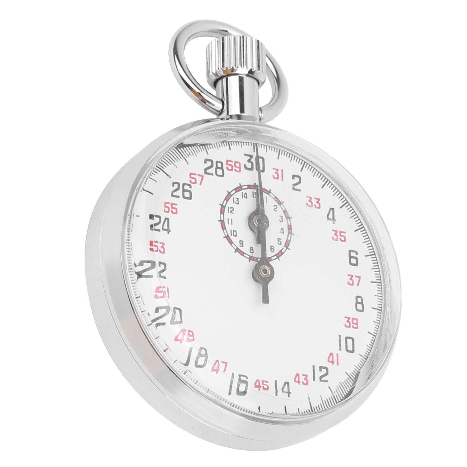Respicefinem Stainless Steel Sports Stopwatch - 10.0×7.0×3.0 Mechanical Chronograph Timer for Running, Swimming, Track & Field | Physics Teaching Equipment & Gym Training Tool
