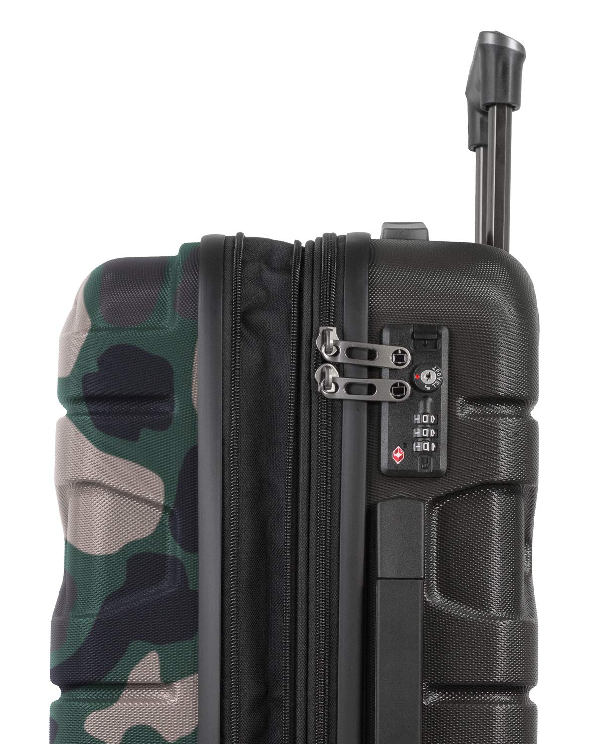 Premium Camouflage Carry-On Luggage 55cm - Lightweight Cabin Suitcase for Business Travel & Weekend Getaways