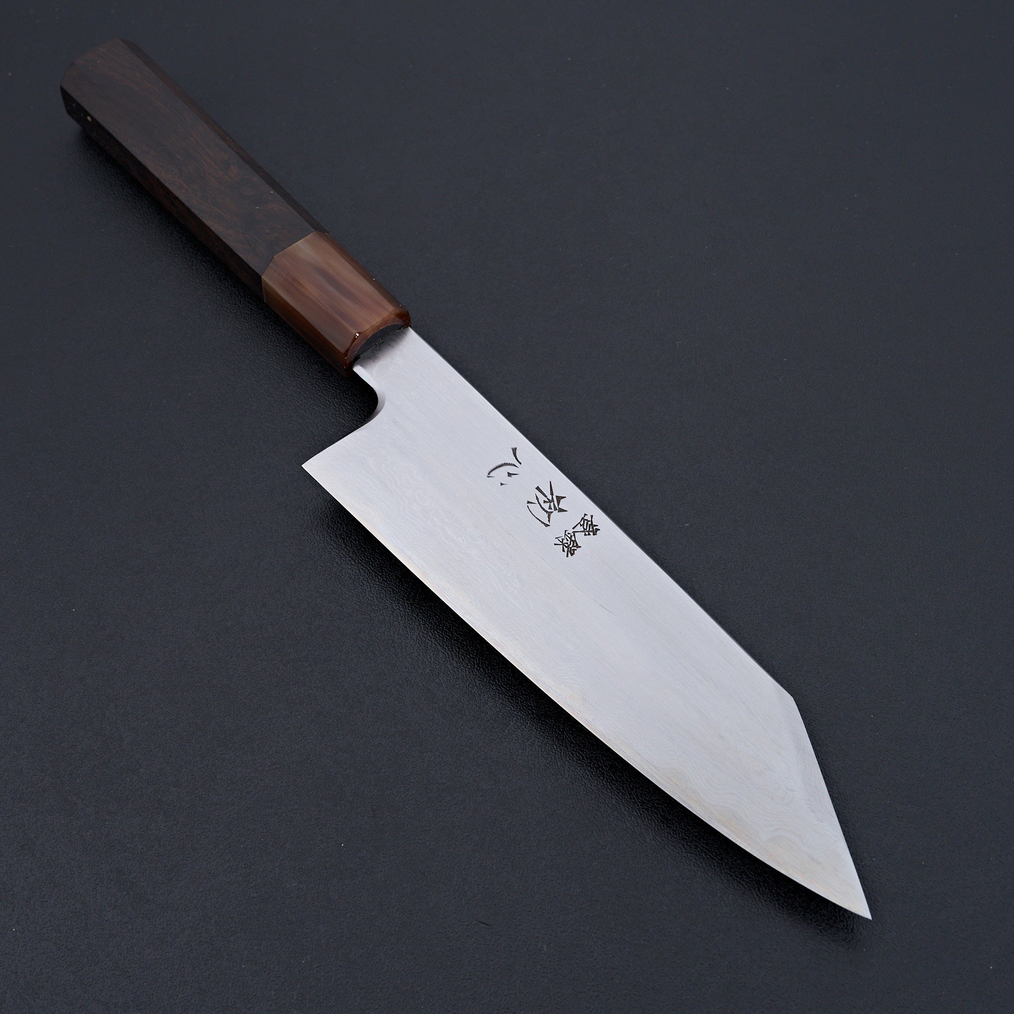 Hatsukokoro Satoshi Nakagawa Blue 1 Damascus Bunka Knife - Premium Japanese Kitchen Knife for Slicing, Dicing & Precision Cutting - Perfect for Chefs & Home Cooks