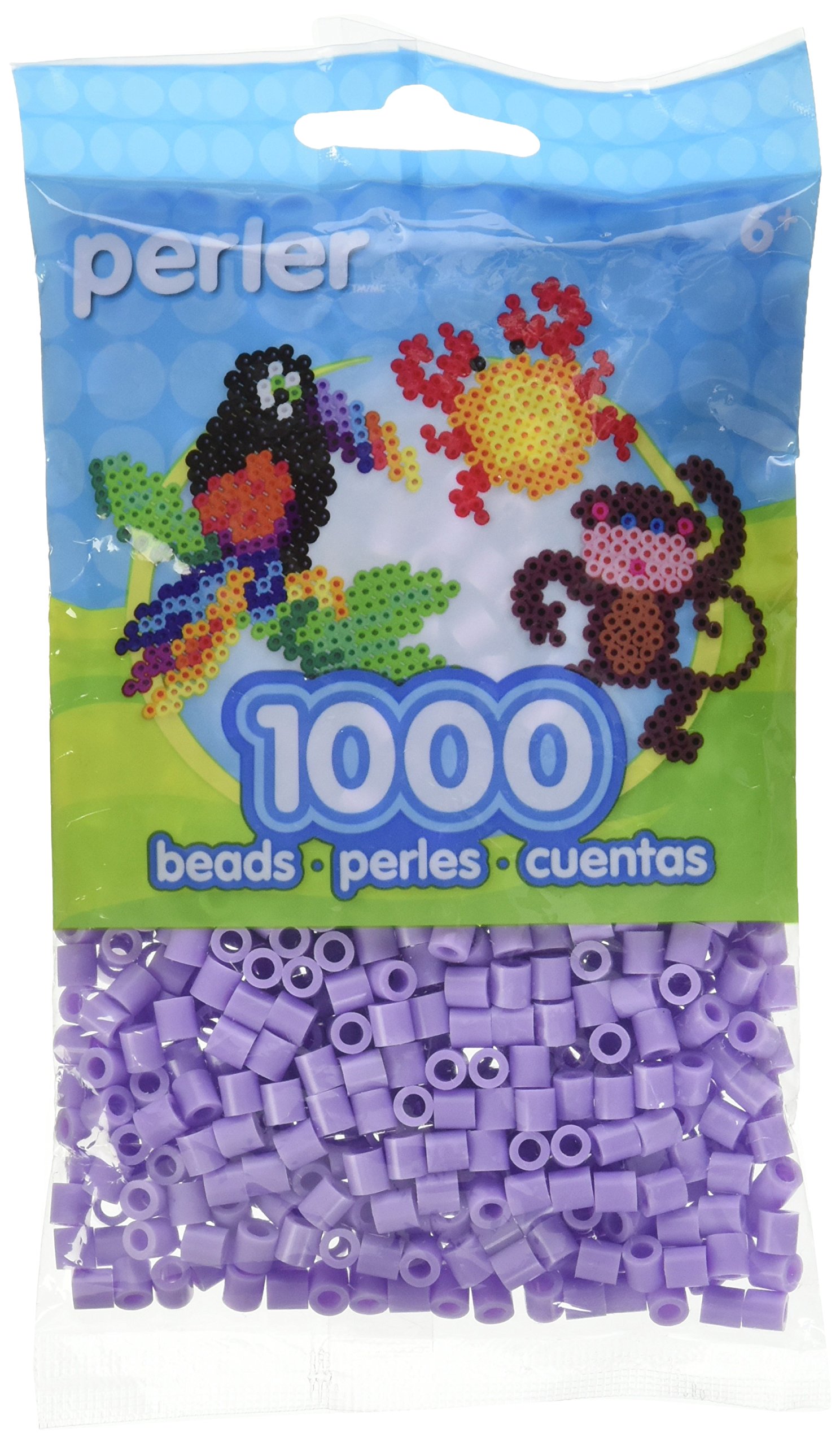 1000pcs Lavender Purple Perler Beads - DIY Fuse Beads for Kids Crafts, Jewelry Making & Home Decor | Melting Beads for Creative Art Projects